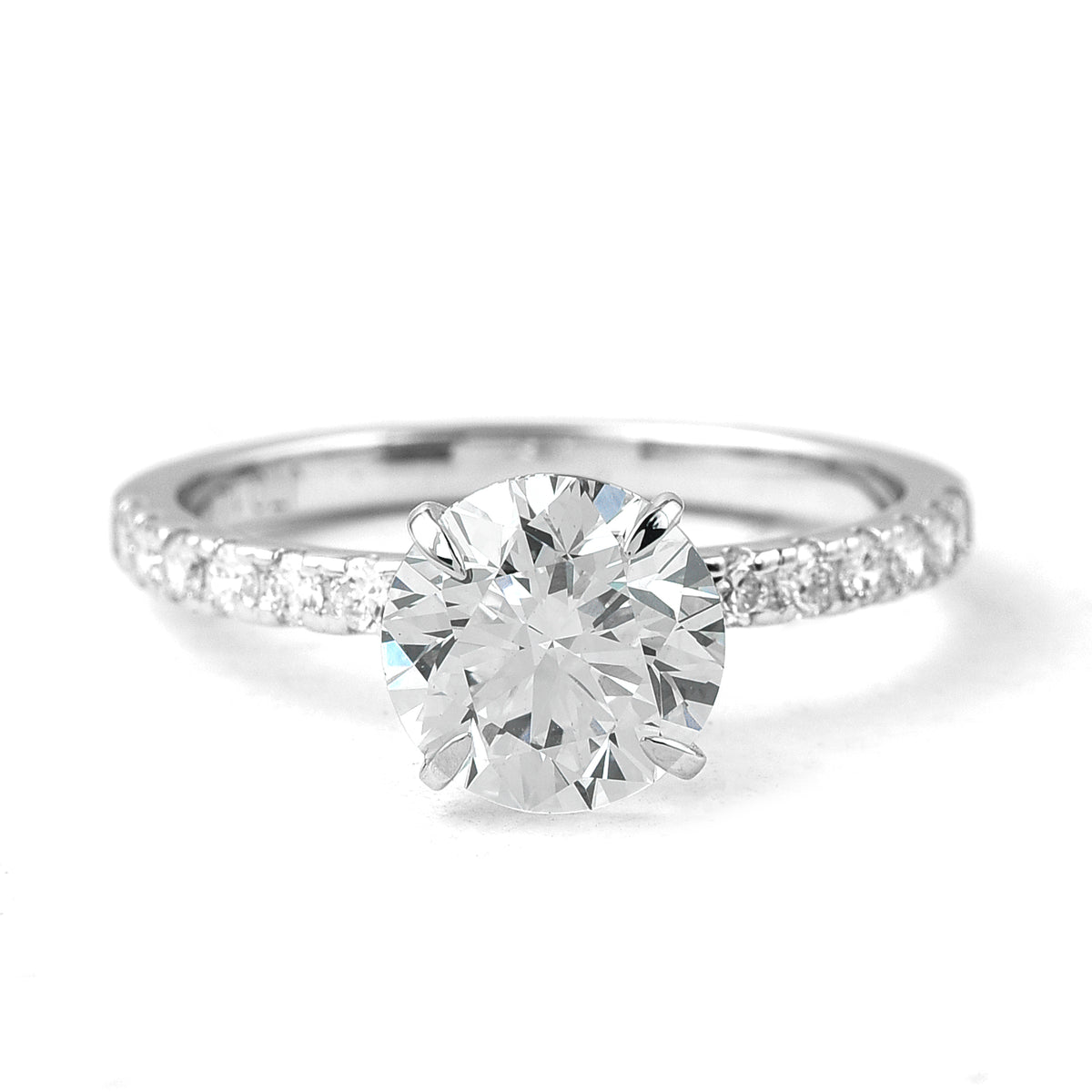 2.23 Carats Lab Grown Diamond 14K Gold Ring