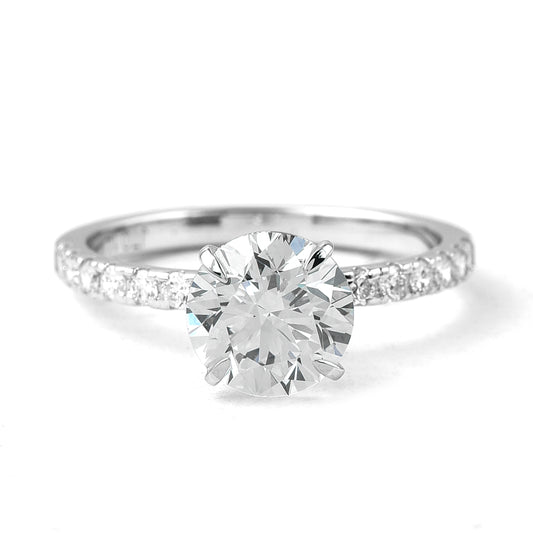 2.23 Carats Lab Grown Diamond 14K Gold Ring