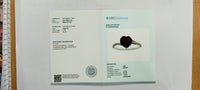 2.12 Ct Heart Mixed Cut Natural Garnet 14K Gold Ring