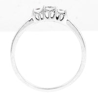 0.70 Ct Cubic Zirconia 925 Sterling Silver Ring