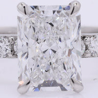 2.31 Carats Lab Grown Diamond 950 Platinum Ring
