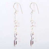 13.67 Ct Garnet, Citrine 925 Sterling Silver Earrings
