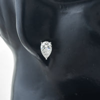 3.07 Carats Lab Grown Diamond 14K Gold Earrings