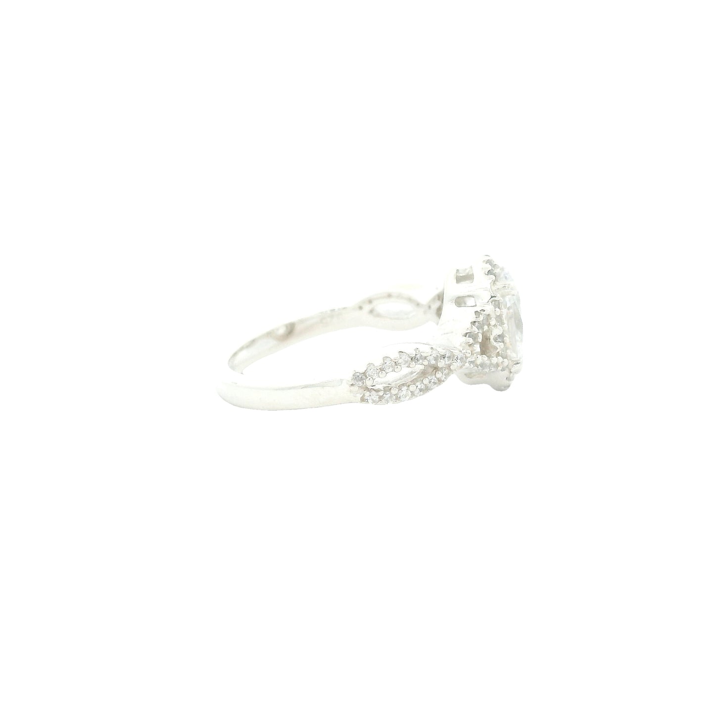 5.93 Ct Cubic Zirconia 925 Sterling Silver Ring
