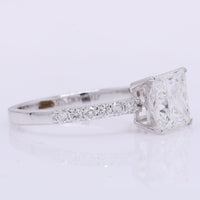 2.18 Carats Lab Grown Diamond 14K Gold Ring