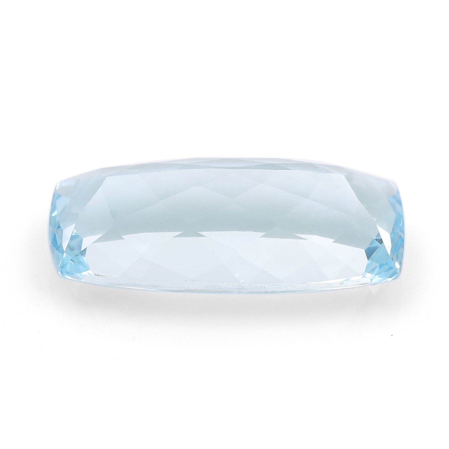9.27 Natural Beryl Aquamarine Rectangular Cushion Mixed Cut Gemstone