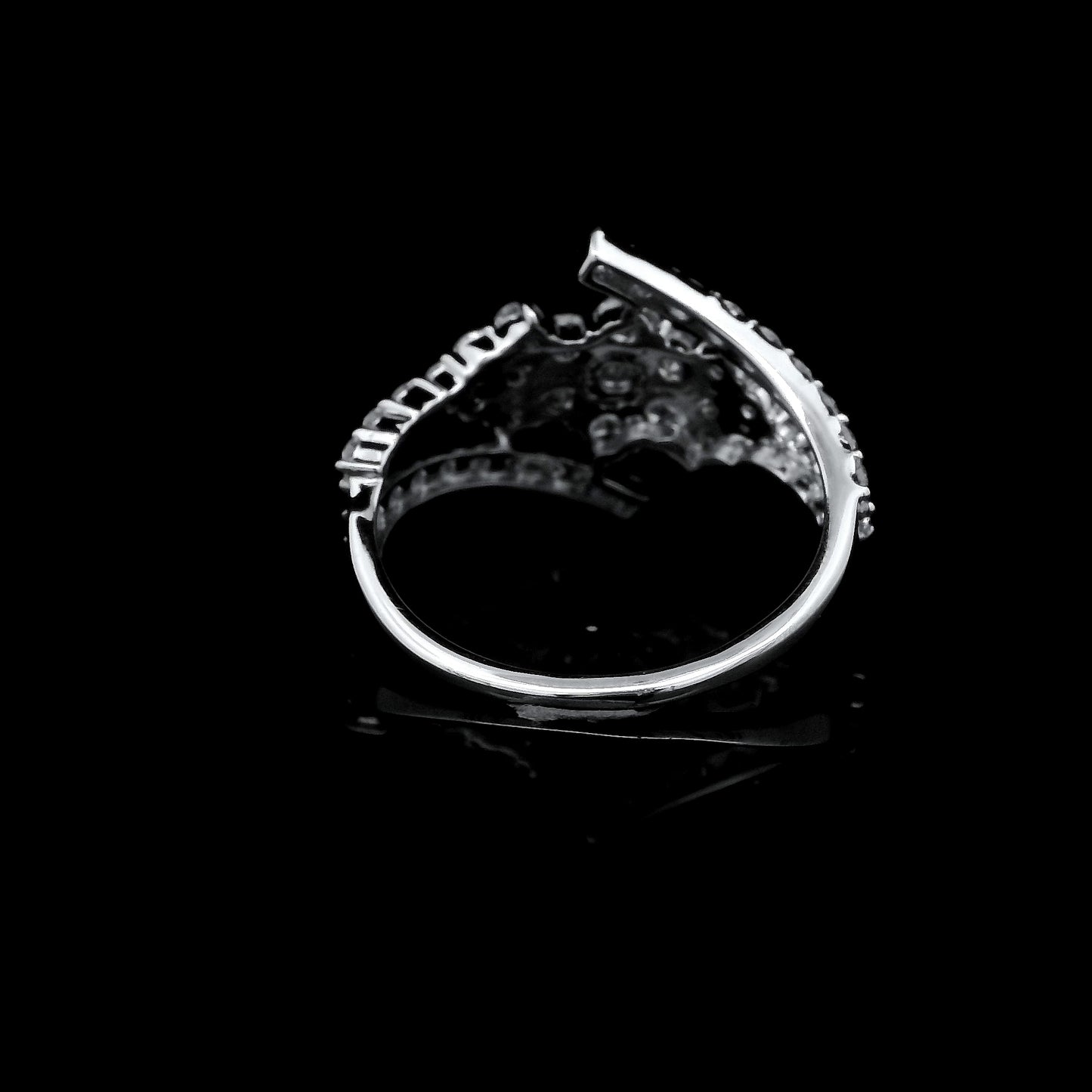 2.39 Ct Round Lab Grown Diamond 925 Sterling Silver Ring