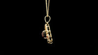 2.47 Ct Oval Tourmaline 14K Gold Pendant