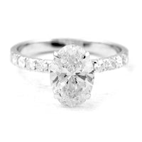 2.32 Carats Lab Grown Diamond 14K Gold Ring