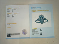 3.13 Carats Lab Grown Diamond 14K Gold Ring