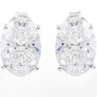 3.03 Carats Lab Grown Diamond 14K Gold Earrings