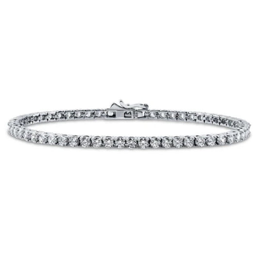 CZ Statement Tennis Bracelet in Sterling Silver