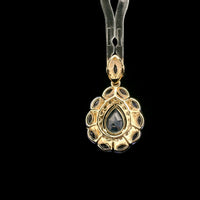 2.10 Ct Pear Sapphire 14K Gold Pendant
