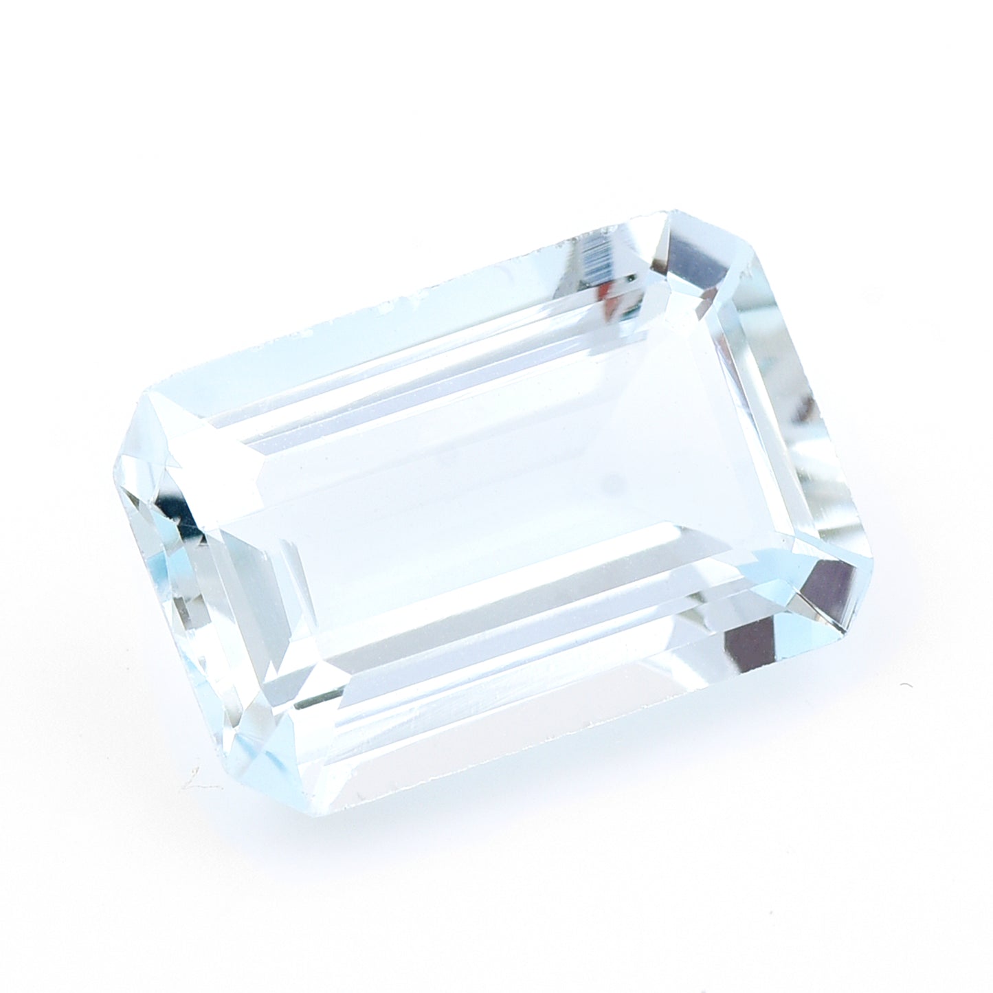 3.19 Natural Beryl Aquamarine Emerald Cut Gemstone
