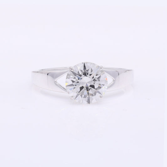 2.01 Carats Lab Grown Diamond 14K Gold Ring