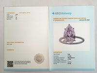 4.41 Carats Lab Grown Diamond 950 Platinum Ring
