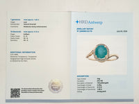 1.83 Ct Oval Natural Emerald 14K Gold Ring