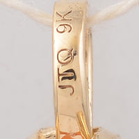 2.31 Ct Trillion Fire Opal 9K Gold Pendant