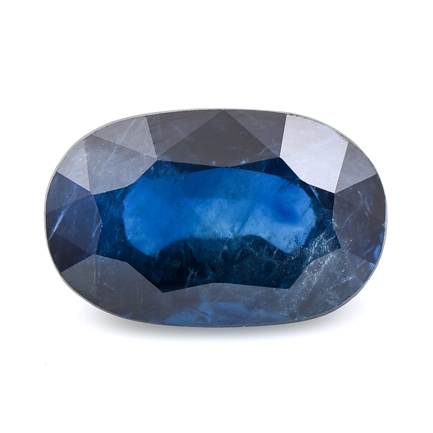 7.52 Natural Corundum Sapphire Oval Mixed Cut Gemstone