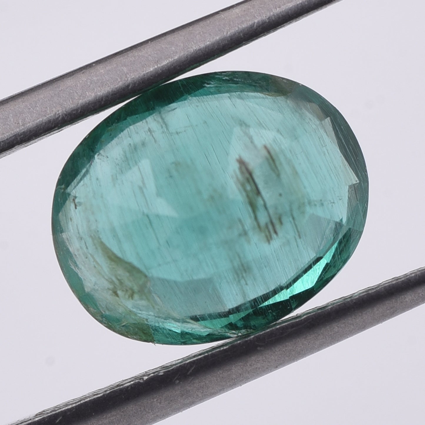 2.72 Natural Beryl Emerald Oval Mixed Cut Gemstone