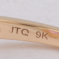 1.91 Ct Oval Pink Topaz 9K Gold Ring