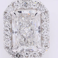 2.34 Carats Lab Grown Diamond 14K Gold Pendant