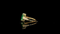 2.75 Ct Octagon Natural Emerald 14K Gold Ring