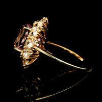 8.19 Ct Oval Kunzite 14K Gold Ring