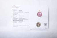 14.05 Ct Oval Cabochon Natural Corundum Ruby 14K Gold Pendant