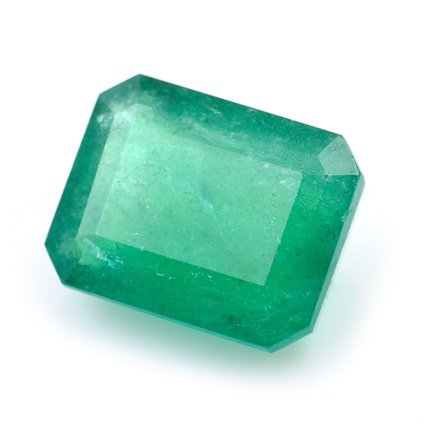 3.42 Natural Beryl Emerald Emerald Cut Gemstone