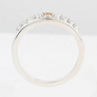 0.39 Ct Round Citrine 925 Sterling Silver Ring