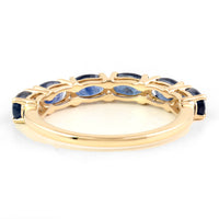 1.57 Ct Pear Sapphire 14K Gold Ring