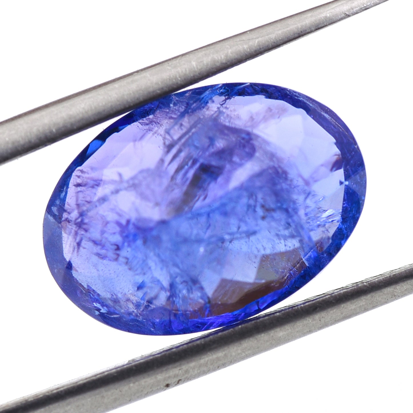 7.29 Natural Zoisite Tanzanite Oval Mixed Cut Gemstone