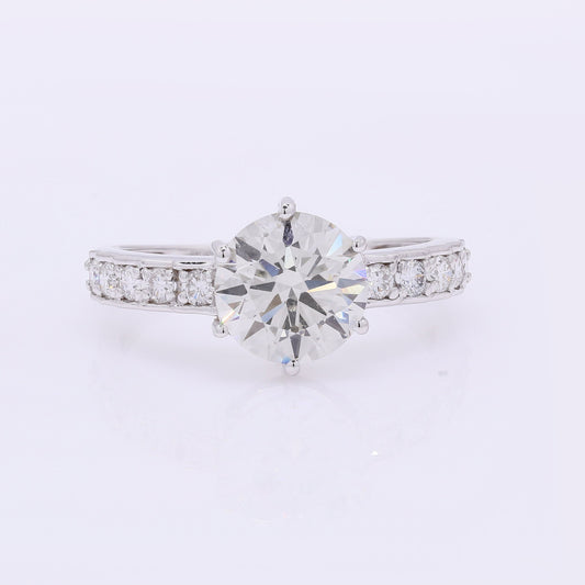 2.30 Carats Lab Grown Diamond 14K Gold Ring