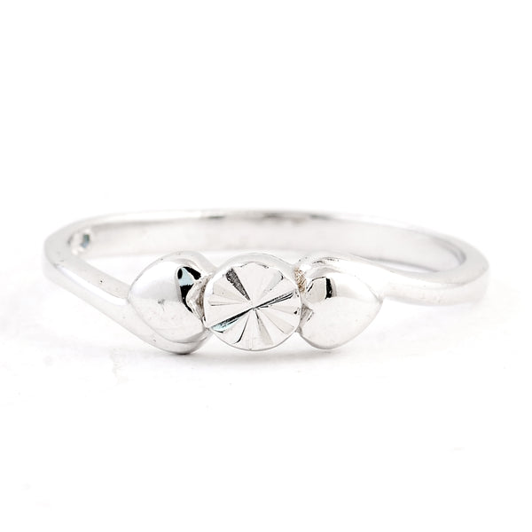 0.00 Ct Plain 925 Sterling Silver Ring