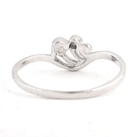 0.00 Ct Plain 925 Sterling Silver Ring