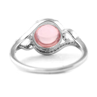 2.43 Ct Round Mixed Cut Natural Tourmaline 950 Platinum Ring