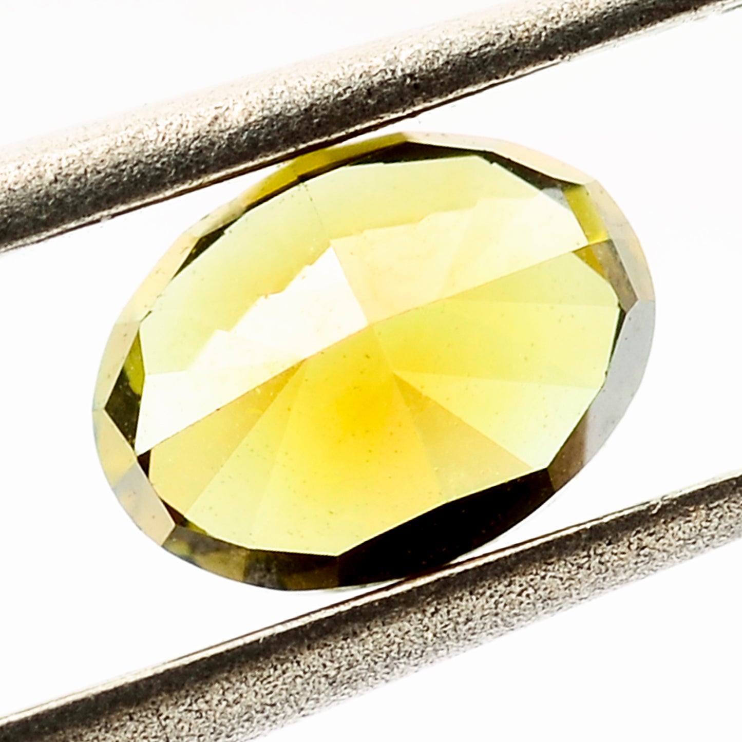 0.43 Green Diamond Oval Loose Diamond
