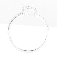 3.05 Carats Lab Grown Diamond 14K Gold Ring