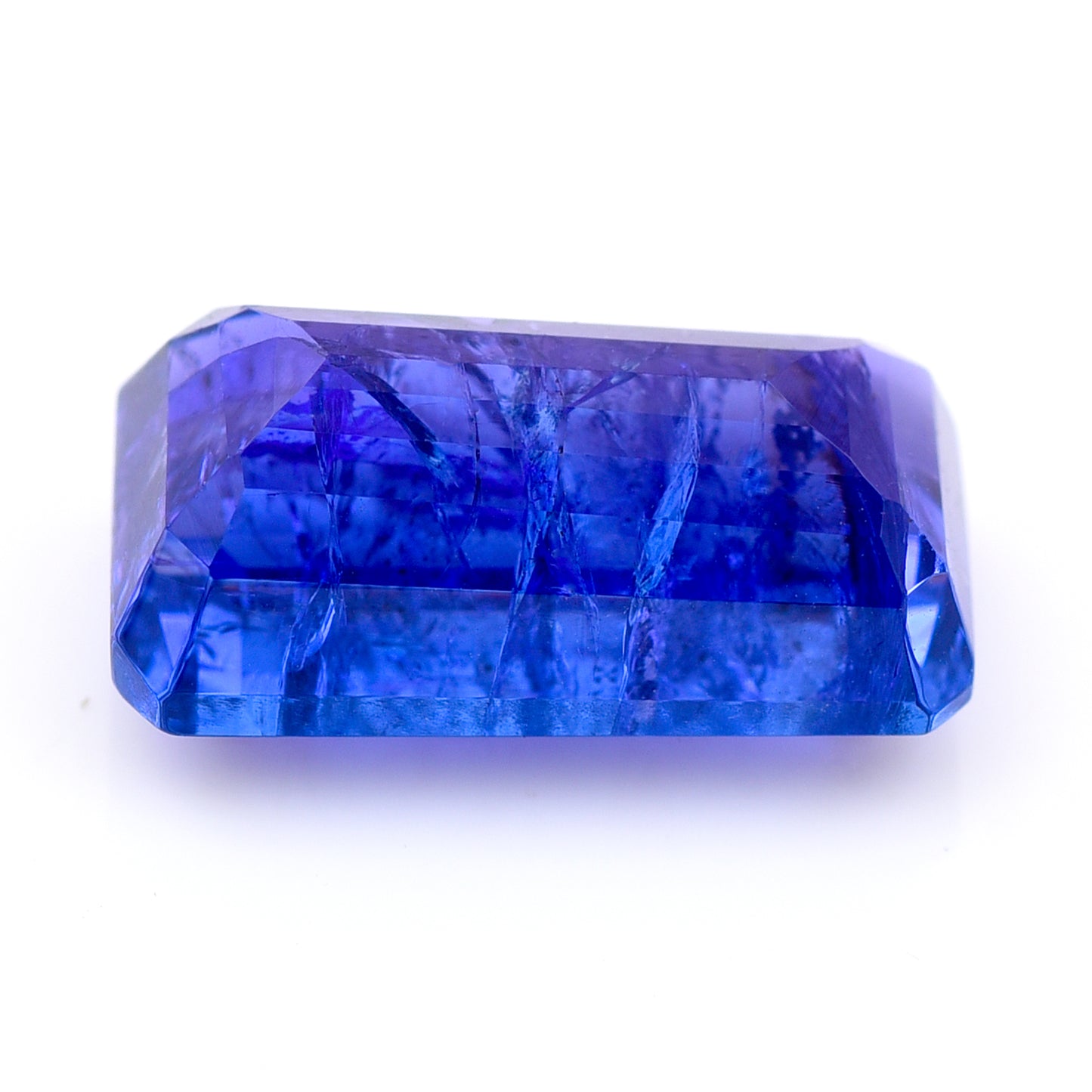 5.68 Natural Zoisite Tanzanite Emerald Cut Gemstone