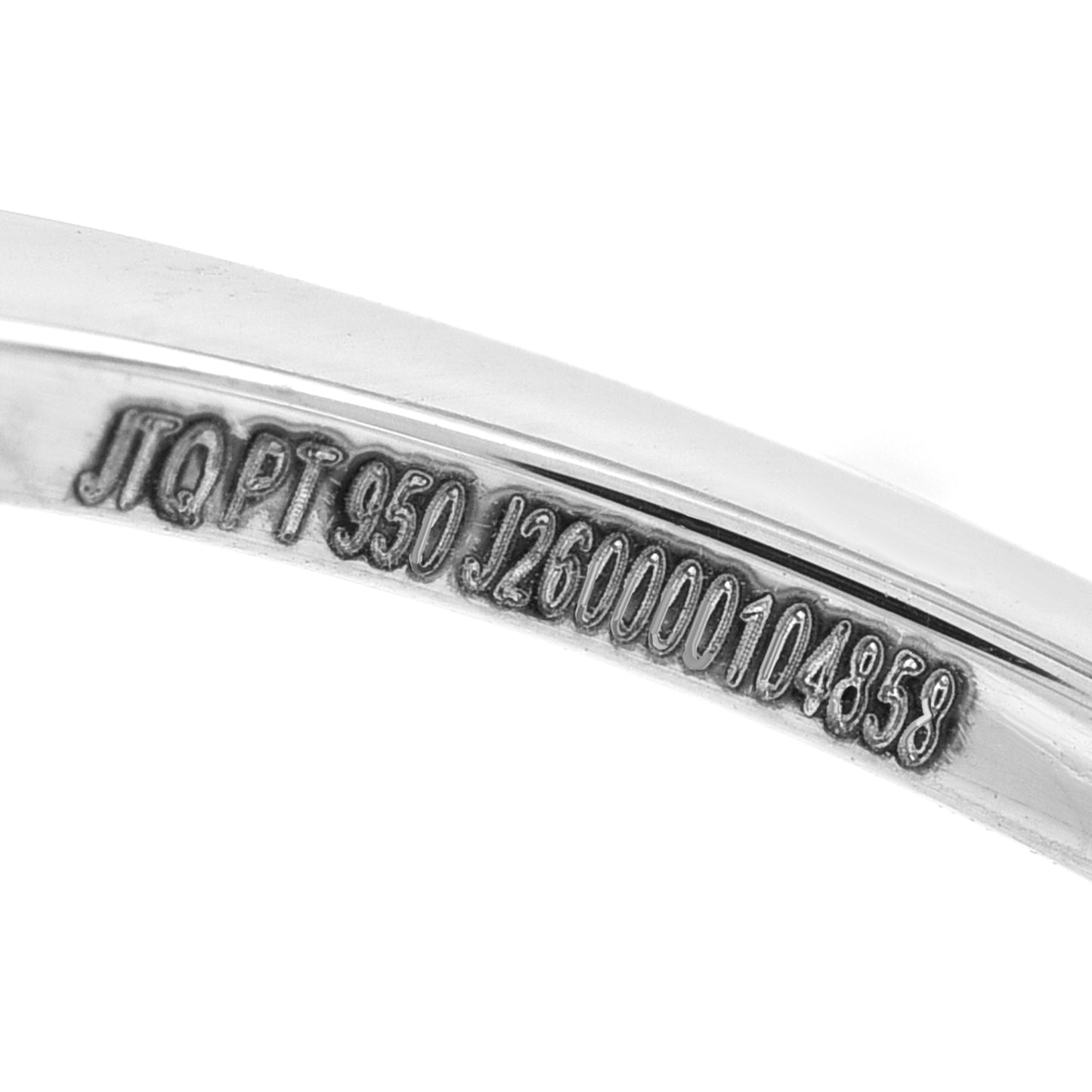 2.89 Ct Oval Cabochon Cut Natural Opal 950 Platinum Ring
