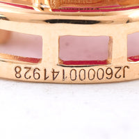 3.18 Ct Oval Natural Ruby 14K Gold Pendant