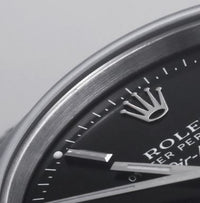 Pre-owned Rolex Air-King 14000 Black Bar A-Serial Men's