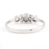 0.00 Ct Plain 925 Sterling Silver Ring
