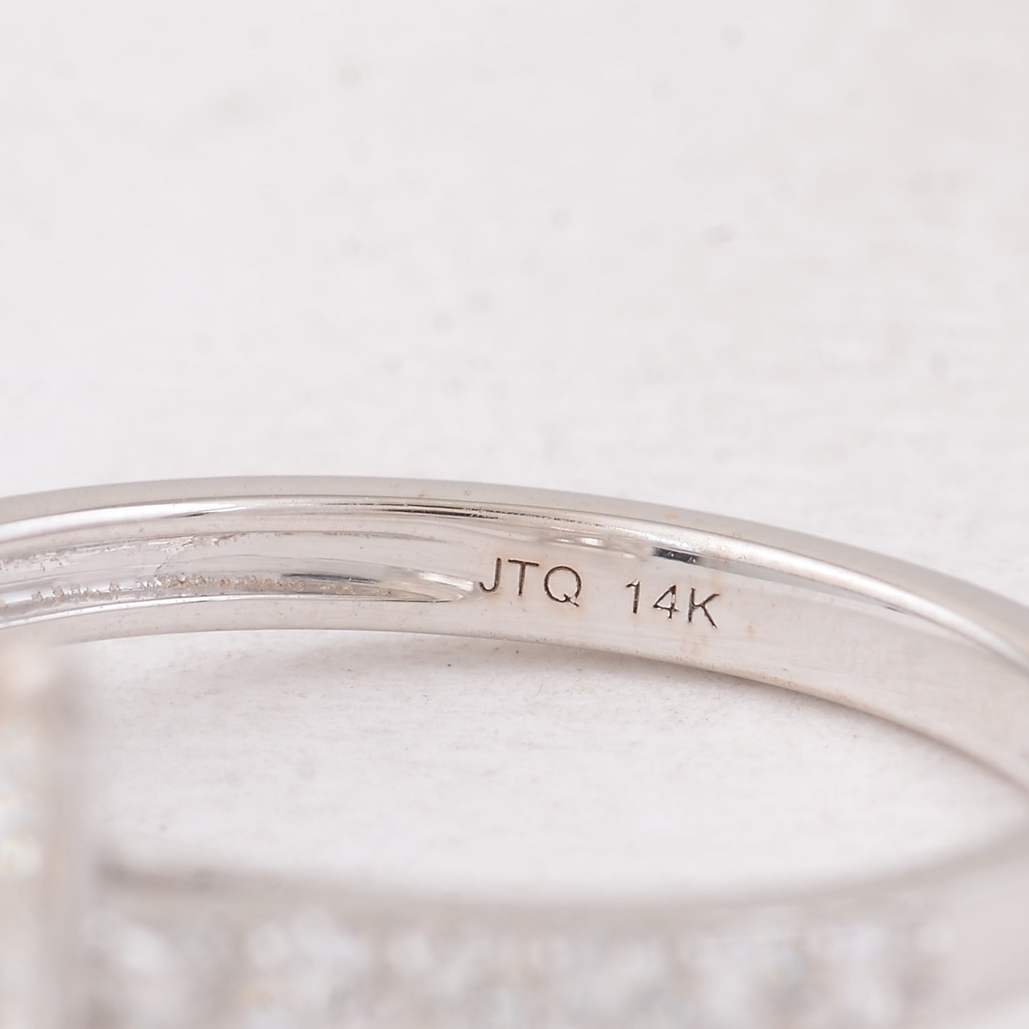 3.35 Carats Lab Grown Diamond 14K Gold Ring