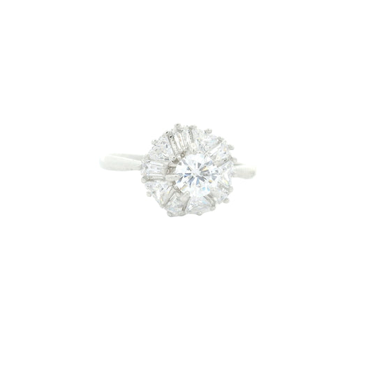 3.50 Ct Cubic Zirconia 925 Sterling Silver Ring