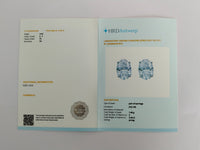 3.03 Carats Lab Grown Diamond 14K Gold Earrings