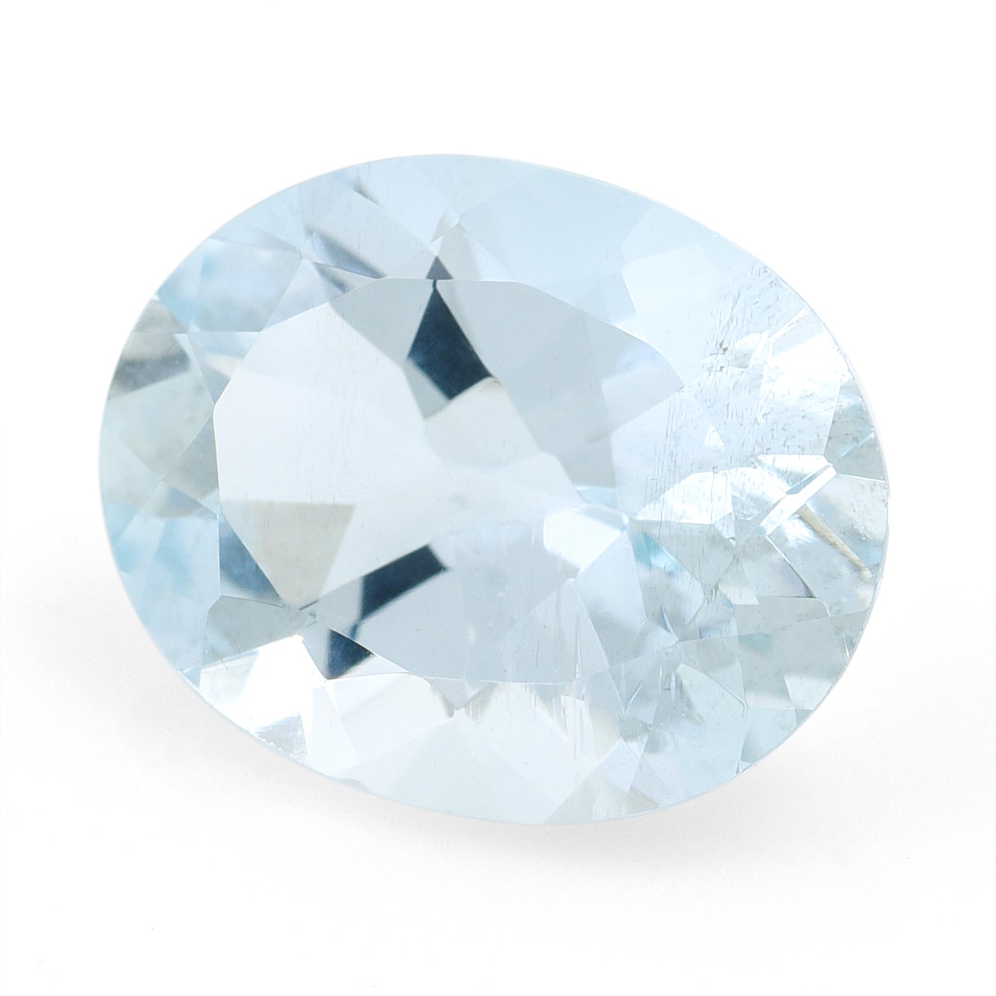 4.1 Natural Beryl Aquamarine Oval Mixed Cut Gemstone