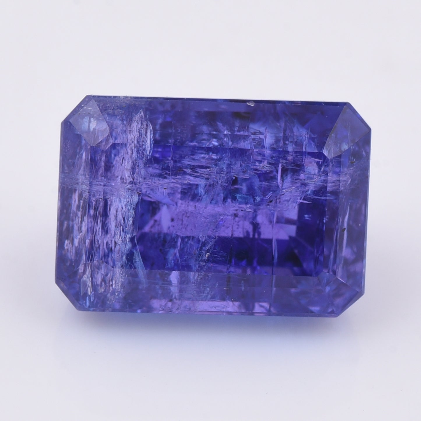 7.43 Natural Zoisite Tanzanite Emerald Cut Gemstone
