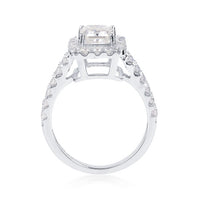 2.59 ct. t.w. Moissanite Ring in Sterling Silver. Size 5